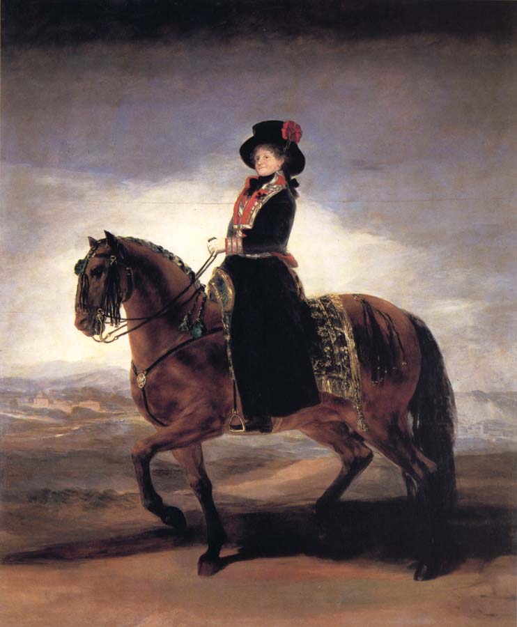 Maria Luisa on Horseback